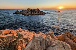 Lever de soleil au cap camarat avec ma soeur