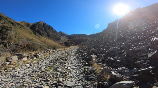 Lac de la Glere gets gnarly but it's rideable on 47s