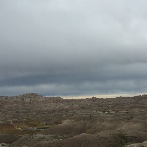 Sky looked like it would rain again, but it held off.