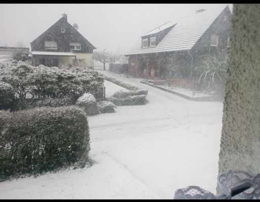 So sah es aus als ich los bin! 😁