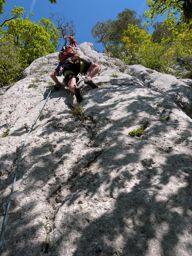 la Nostalgique (5c 5 longueurs) + Secret land 6a