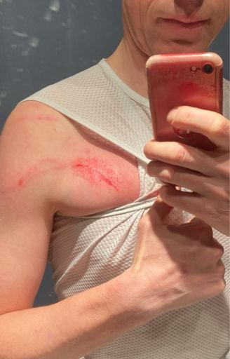 Zum Glück 5 lagen Klamotten angehabt