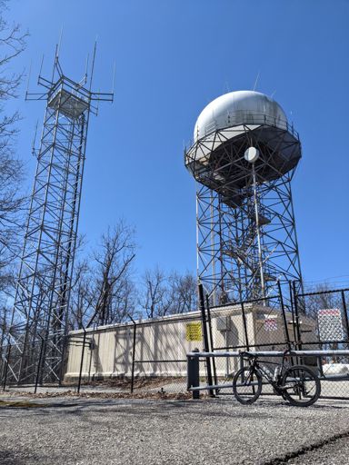 I climbed a damn mountain and all I got was this FAA radar installation.