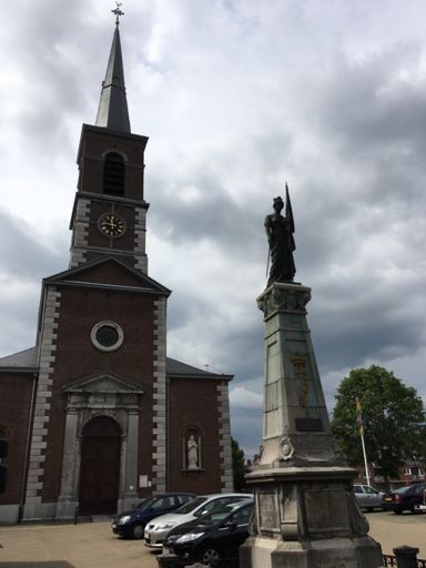 De Sint-Monulphus en Gondulphus kerk. 1851. Maasmechelen.