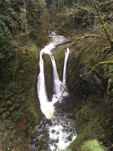 Triple Falls in the Columbia Gorge