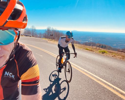 Lightning Ridge w/ Pilot Mt in the distance