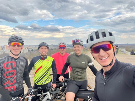 Gipfelstürmer auf dem Hahneberg.