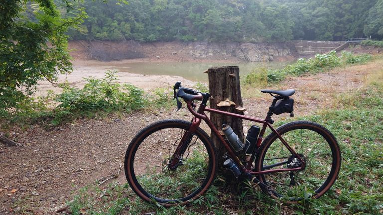 大洞池は水がなくなってた...