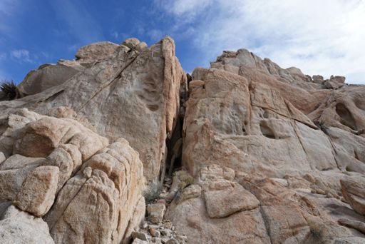 Class 5 crux up the chimney