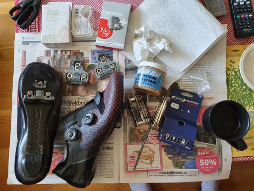 Nya klossar och vadderade tår.