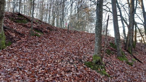 An der Kette beginnt das Camp militaire de Bitche