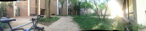 Shoddy panorama. This is where I steal my wifi tho