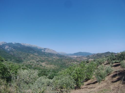 Castelbuono in lontananza direzione Geraci