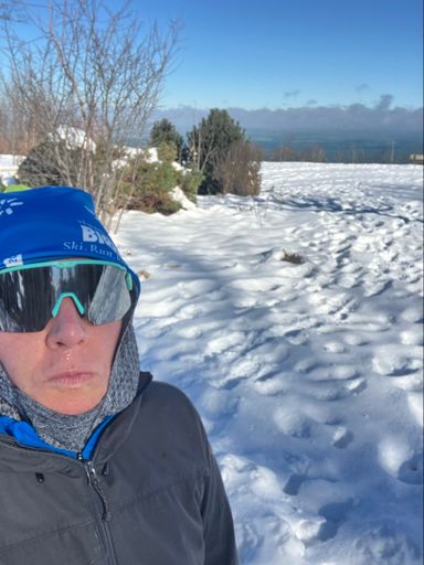 When the lake is steaming like a hot tub… you know you’re in trouble 