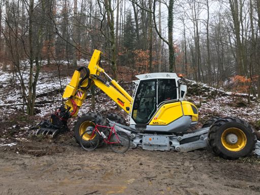 Schweizer Offiziermesser im Baumaschinenbau: Schreitbagger
