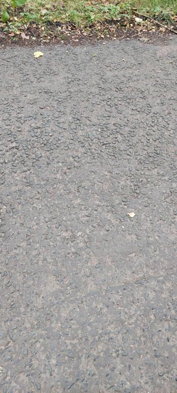 Road surface - on a road which I think is no longer a public thoroughfare