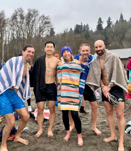 post-plunge, pic by Sanda 