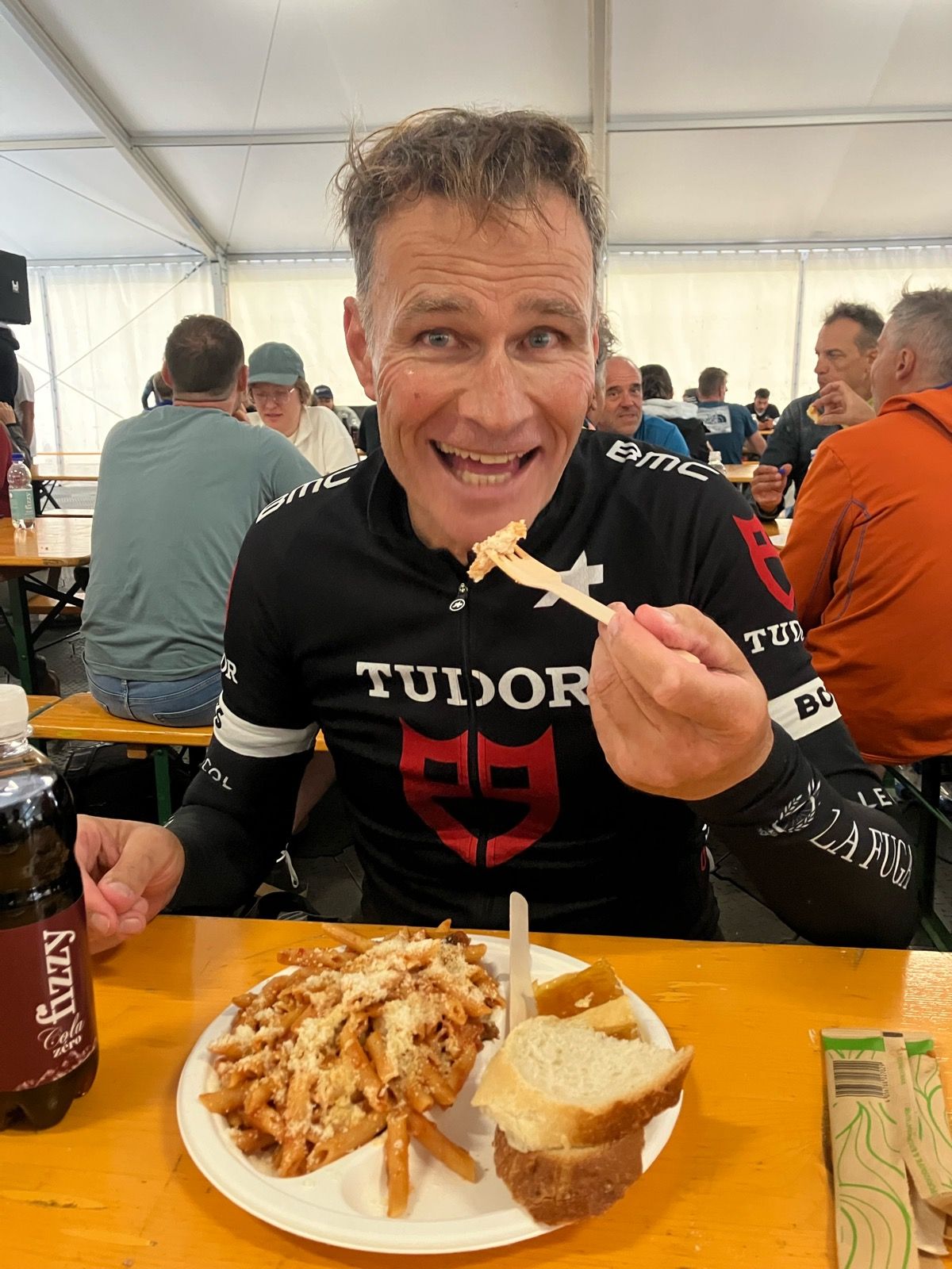 Finisheressen nach 115KM + 3300HM..🚴‍♂️..🌧️..und glücklich🤗