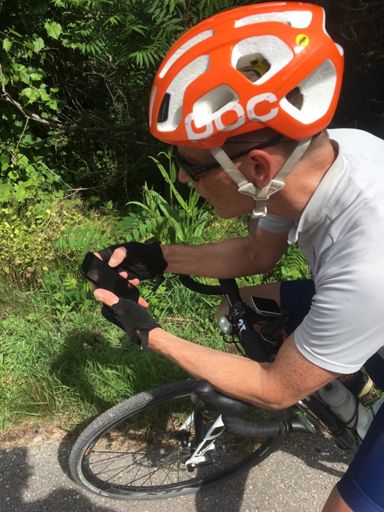 Wish I could ride my bike while at work too!!