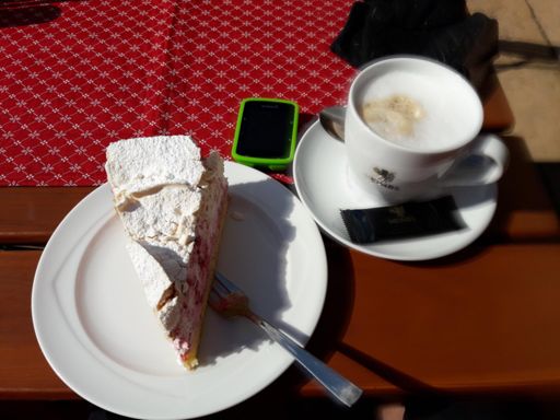 Leckere Pause in der "Wanderermühle" - ein Pflichtstopp!! 😁