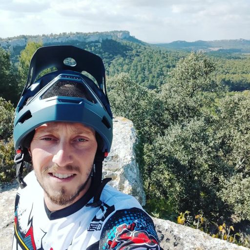 Col du grès, vue sur les Baux de Provence