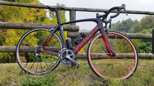 Bici usata oggi con sella nuova ( era sulla  Cannondale).