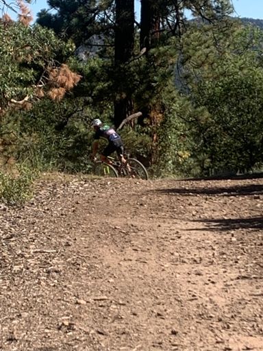 Dropping into Fern Trail