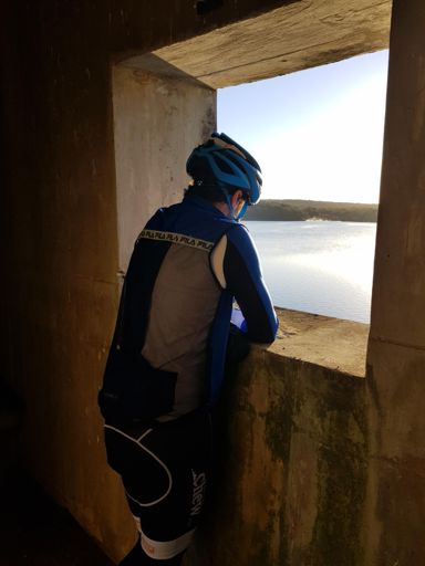 Out of the breeze and in the sun