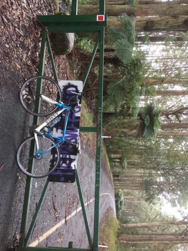Gate closed to Mt Donna Buang near Dom Saddle