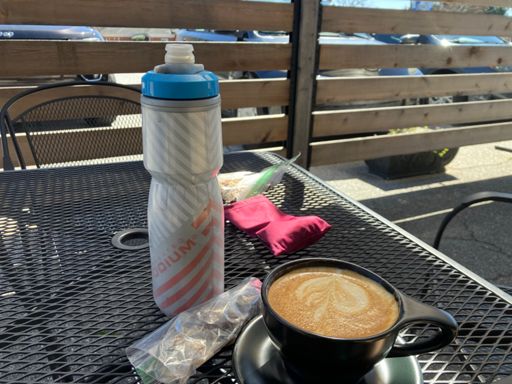 Half Caff Latte with Unsweetened Almond Milk