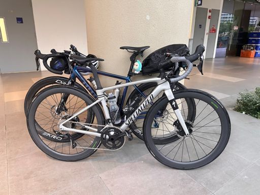 Waiting for Chris to buy breakfast