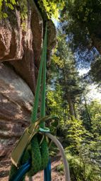 Descente en rappel avec Raphaël