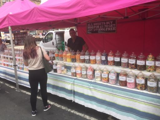 Sweety Stall on the market