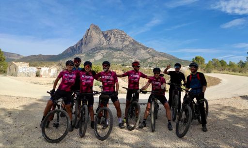 Puig Campana, al fondo.