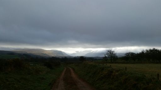 Heading up into those clouds