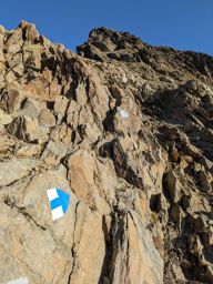 lacs de fenêtre depuis le col saint Bernard