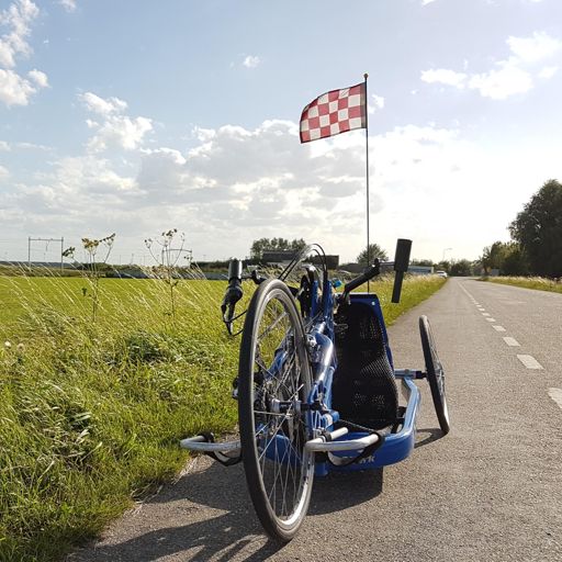 Er stond een stevig windje... Zal ook niet geholpen hebben voor mijn gemiddelde