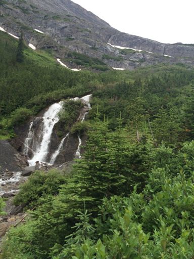 One of the beautiful waterfalls we saw