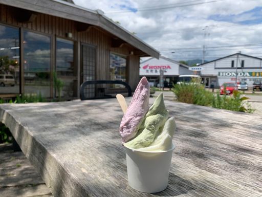 むらさきさつまいも、抹茶ティラミス、しぼりたて牛乳