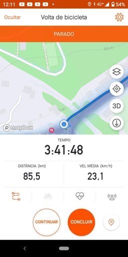 Cronômetro Seia-Coimbra sem pôr pé no chão 😁