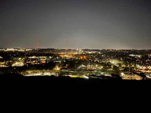 Red mountain from shades mountain before the three mile drop back home.