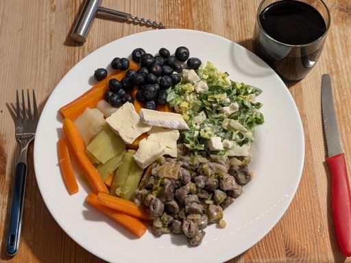 1890 kcal um 21 Uhr sind etwas zu viel, aber egal, lecker war´s