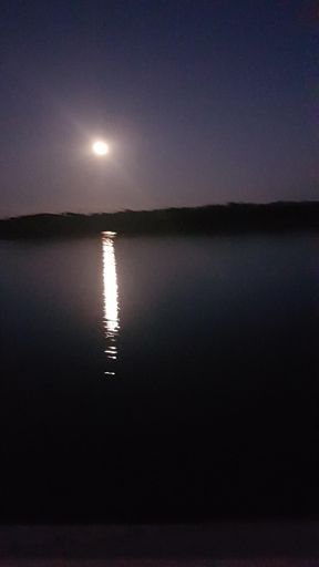 Super lua agora cedo