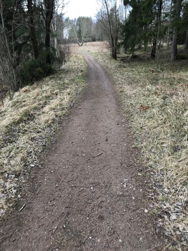 Blev en del grusväg också