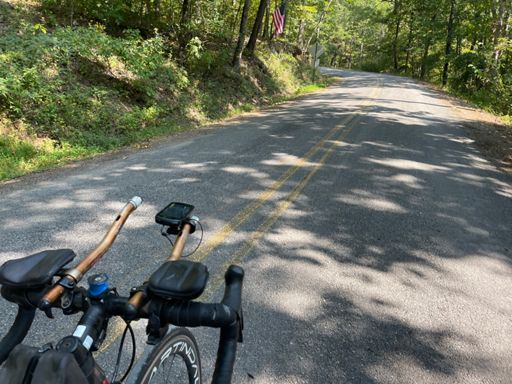 Walking up Walkers Gap