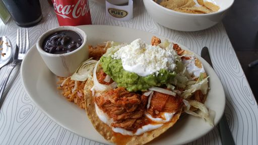 Destroying some hard earned tostadas!