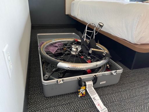 Time to start assembling.  Everything fit in the box except the fork/rack assembly.