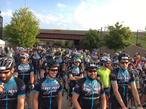 At the Start - Looking Behind.