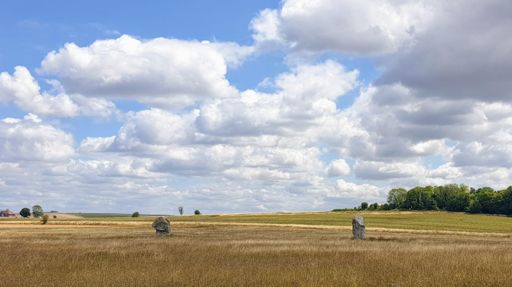 What and why I don’t know? They are called the Adam and Eve stones. Part of the Avebury circles.