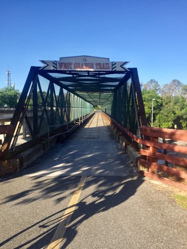 First few miles were on the West Orange Trail bike path.
